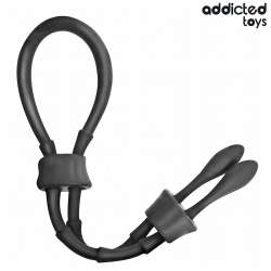 ADDICTED TOYS CUERDA SILICONA AJUSTABLE PARA EL PENE