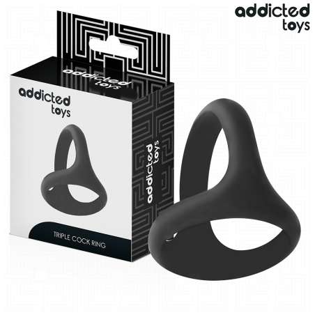 ADDICTED TOYS ANILLO TRIPLE GRUESO PARA EL PENE