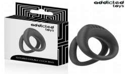 ADDICTED TOYS ANILLO TEXTURIZADO DOBLE PARA EL PENE