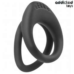 ADDICTED TOYS ANILLO TEXTURIZADO DOBLE PARA EL PENE