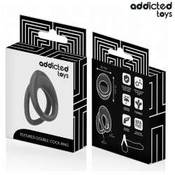 ADDICTED TOYS ANILLO TEXTURIZADO DOBLE PARA EL PENE