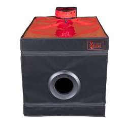 SECRET DOME KINK CLUB LA NICHE CABINA NEGRO ROJO