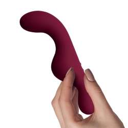 ROCKS OFF RUBY GLOW BLUSH VIBRADOR G SPOT ROJO
