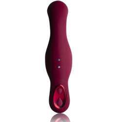 ROCKS OFF RUBY GLOW BLUSH VIBRADOR G SPOT ROJO