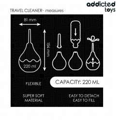 ADDICTED TOYS LIMPIADOR ANAL DE VIAJE TALLA L 220 ML