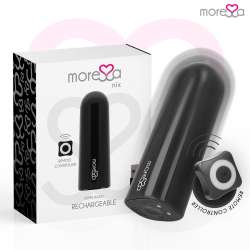 MORESSA NIX POTENTE VIBRADOR MULTI JUEGOS CONTROL REMOTO NEGRO