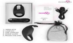 MORESSA BRAD PREMIUM SILICONE RECARGABLE NEGRO