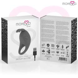 MORESSA BRAD PREMIUM SILICONE RECARGABLE NEGRO