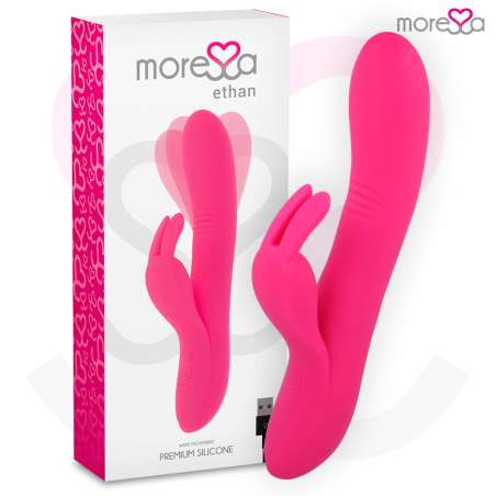 MORESSA ETHAN EFECTO WAVE MAS POTENTE VIBRACIaN PREMIUM SILICONE RECARGABLE