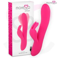 MORESSA ETHAN EFECTO WAVE MAS POTENTE VIBRACIaN PREMIUM SILICONE RECARGABLE