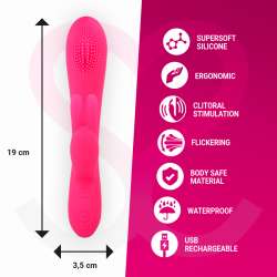 MORESSA GINO TICKLING VAGINAL PREMIUM SILICONE RECARGABLE