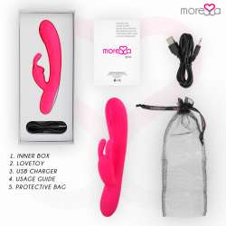 MORESSA GINO TICKLING VAGINAL PREMIUM SILICONE RECARGABLE