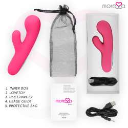 MORESSA JERRY CLIP VIBRADOR PUNTO G Y CLITORIS PREMIUM SILICONE RECARGABLE