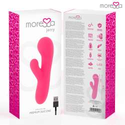 MORESSA JERRY CLIP VIBRADOR PUNTO G Y CLITORIS PREMIUM SILICONE RECARGABLE
