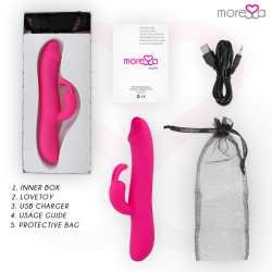 MORESSA MOLLY IMPULSOR UPDOWN Y POTENTE VIBRACIaN PREMIUM SILICONE RECARGABLE