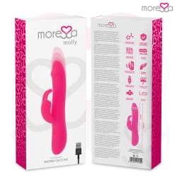 MORESSA MOLLY IMPULSOR UPDOWN Y POTENTE VIBRACIaN PREMIUM SILICONE RECARGABLE