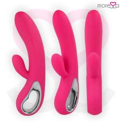 MORESSA TROY MASAJEADOR PUNTO G Y CLITORIS PREMIUM SILICONE RECARGABLE
