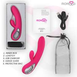 MORESSA TROY MASAJEADOR PUNTO G Y CLITORIS PREMIUM SILICONE RECARGABLE