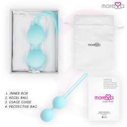 MORESSA OSIAN THREE ENTRENAMIENTO SUELO PELVICO 85 gr PREMIUM SILICONA TURQUESA