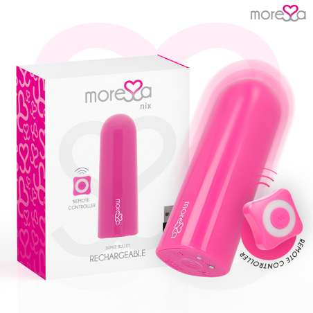 MORESSA NIX POTENTE VIBRADOR MULTI JUEGOS CONTROL REMOTO ROSA