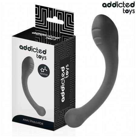 ADDICTED TOYS ESTIMULADOR ANAL DOBLE SILICONA 18 CM