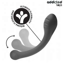 ADDICTED TOYS ESTIMULADOR ANAL DOBLE SILICONA 18 CM