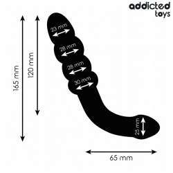 ADDICTED TOYS MASAJEADOR ANAL DOBLE SILICONA 165 CM