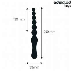 ADDICTED TOYS MASAJEADOR ANAL DOBLE SILICONA 24 CM