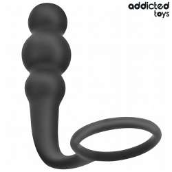 ADDICTED TOYS PLUG ANAL CON ANILLO SILICONA MODELO 1