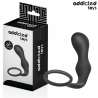 ADDICTED TOYS PLUG ANAL CON ANILLO SILICONA MODELO 3