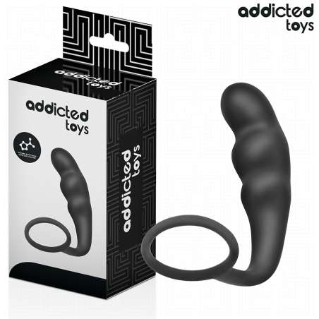 ADDICTED TOYS PLUG ANAL CON ANILLO SILICONA MODELO 4