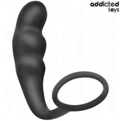ADDICTED TOYS PLUG ANAL CON ANILLO SILICONA MODELO 4