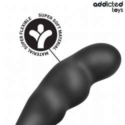 ADDICTED TOYS PLUG ANAL CON ANILLO SILICONA MODELO 4
