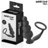 ADDICTED TOYS PLUG ANAL CON ANILLO SILICONA MODELO 5