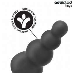 ADDICTED TOYS PLUG ANAL CON ANILLO SILICONA MODELO 5
