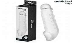 ADDICTED TOYS FUNDA PARA EL PENE TRANSPARENTE TALLA S 23 CM