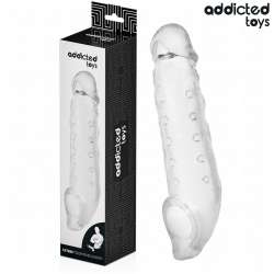 ADDICTED TOYS FUNDA PARA EL PENE TRANSPARENTE TALLA S 23 CM