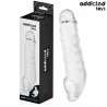ADDICTED TOYS FUNDAS PARA EL PENE TRANSPARENTE TALLA M 27 CM