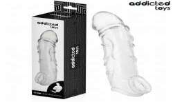 ADDICTED TOYS EXTENSOR PARA EL PENE TRANSPARENTE 27 CM