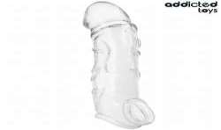 ADDICTED TOYS EXTENSOR PARA EL PENE TRANSPARENTE 27 CM