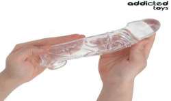 ADDICTED TOYS EXTENSOR PARA EL PENE TRANSPARENTE 27 CM