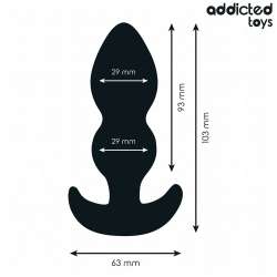 ADDICTED TOYS PLUG ANAL SILICONA TALLA S 103 CM