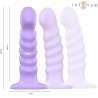 INTENSE BRENDA VIBRADOR TALLA M DISEaO EN ESPIRAL 10 VIBRACIONES MORADO CONTROL REMOTO
