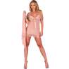 LIVCO CORSETTI FASHION HYEONA 1710 BABYDOLL TANGA ROSA S