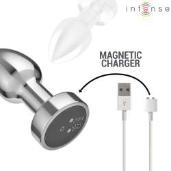 INTENSE PLUG ANAL 10 VIBRACIONES METAL CON CONTROL REMOTO S