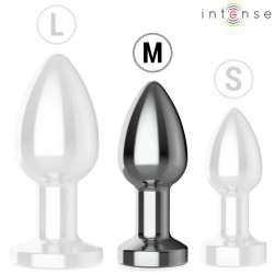 INTENSE PLUG ANAL 10 VIBRACIONES METAL CON CONTROL REMOTO M