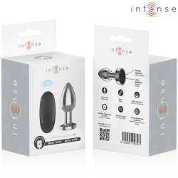 INTENSE PLUG ANAL 10 VIBRACIONES METAL CON CONTROL REMOTO M