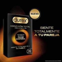 DUREX CONEXIaN TOTAL ULTRA FINO PLUS SIN LaTEX 20 UNIDADES