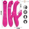 INTENSE CHRISTINA VIBRADOR MULTIFUNCIaN RABBIT 225 CM ROSA