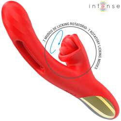 INTENSE JESSICA VIBRADOR MULTIFUNCIaN ESTIMULACIaN CLaTORIS 248 CM ROJO